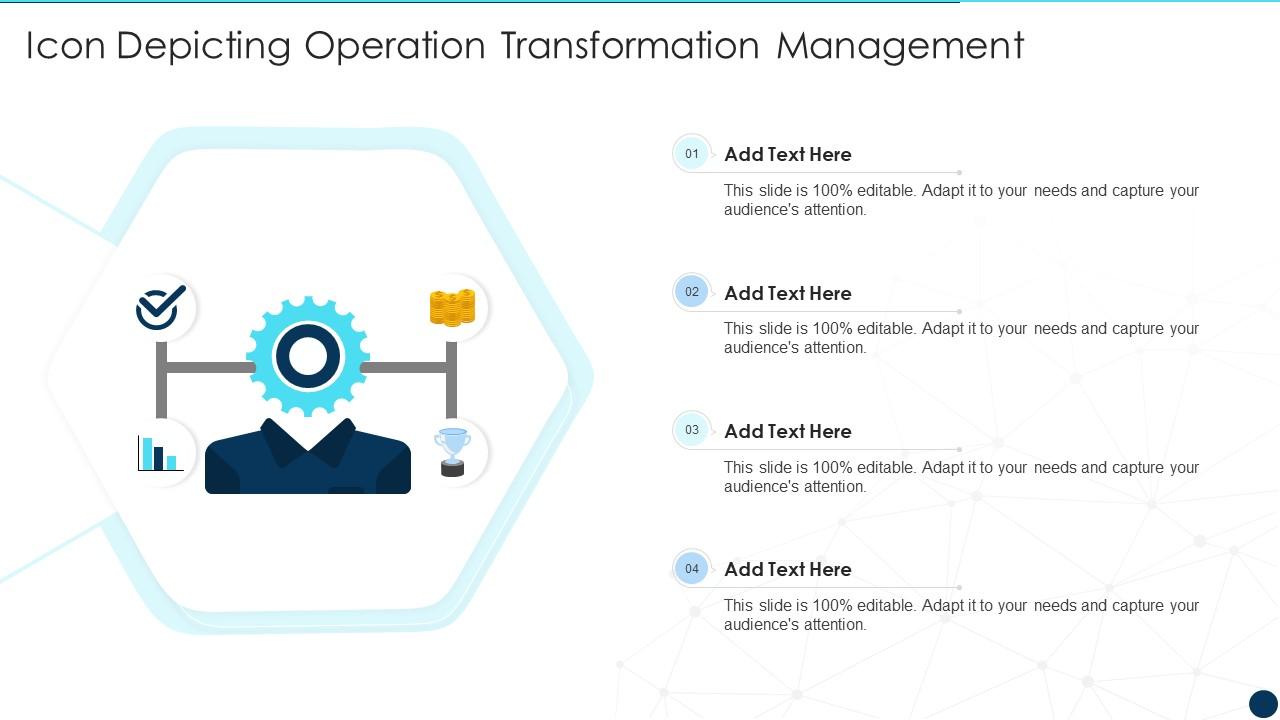Icon Depicting Operation Transformation Management Slide01