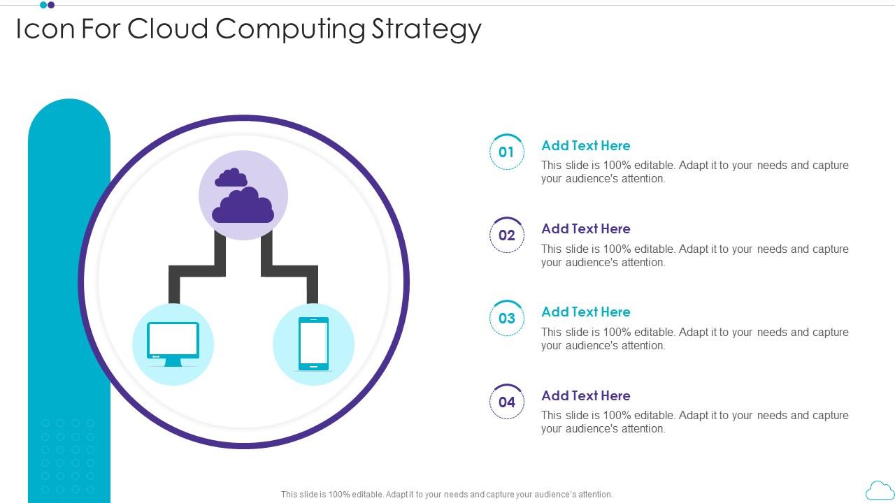 Icon For Cloud Computing Strategy Slide01