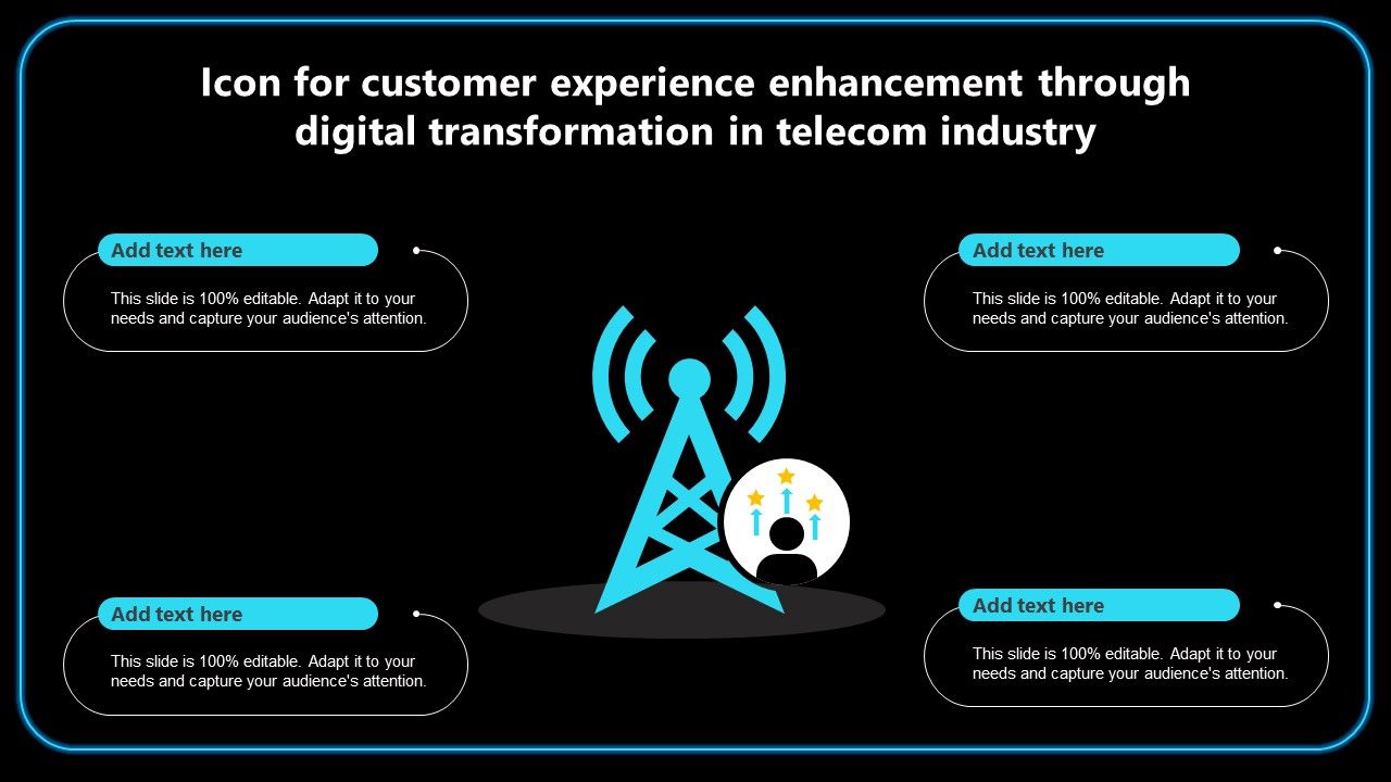Icon For Customer Experience Enhancement Through Digital Transformation In Telecom Industry Slide01