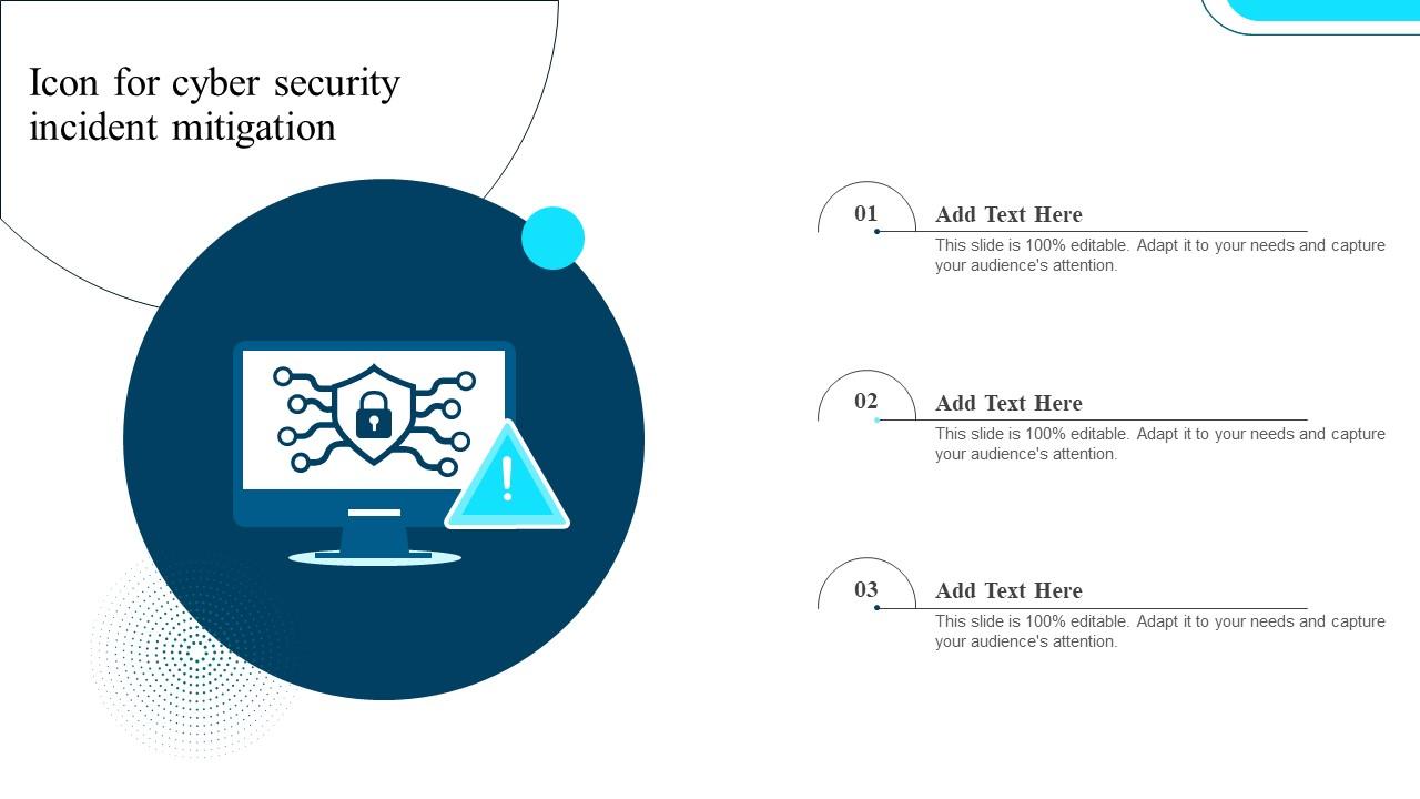 Icon For Cyber Security Incident Mitigation