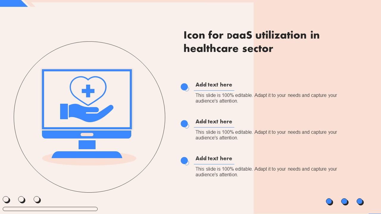 Icon For Daas Utilization In Healthcare Sector