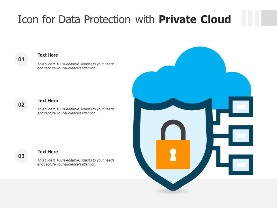 Icon for data protection with private cloud Slide01