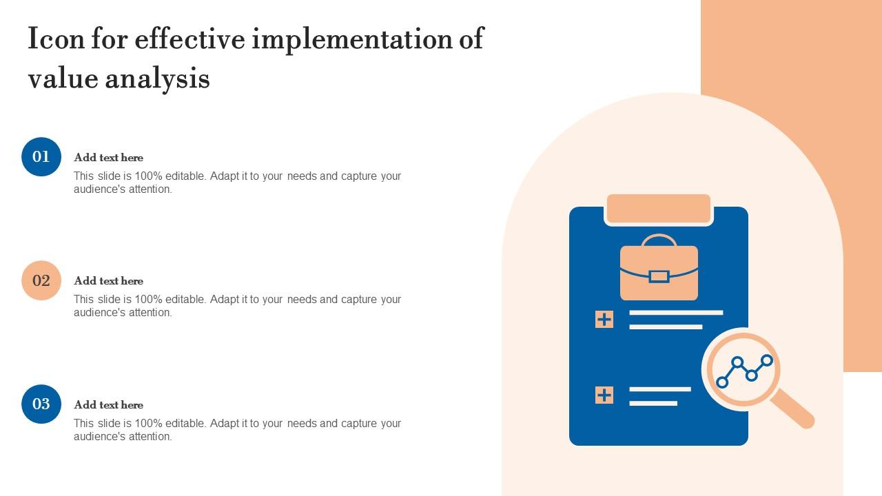 Icon For Effective Implementation Of Value Analysis