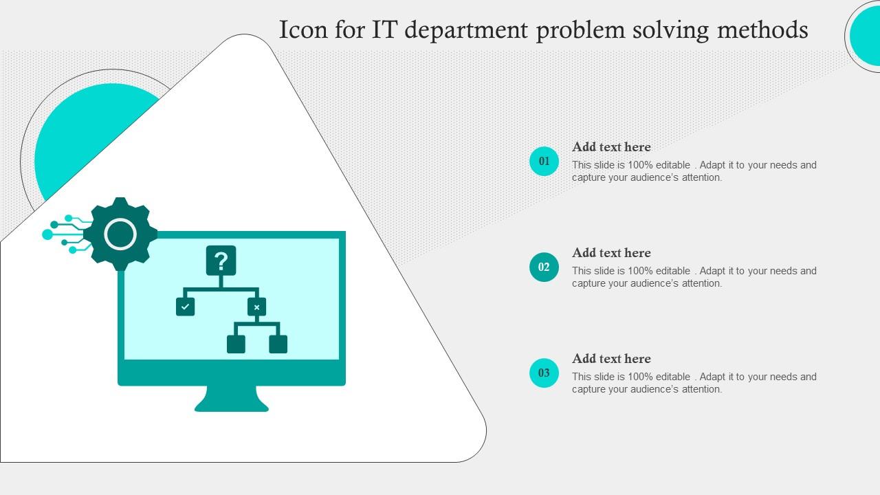Icon For IT Department Problem Solving Methods