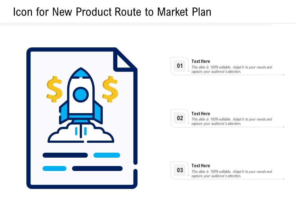 Icon for new product route to market plan Slide01