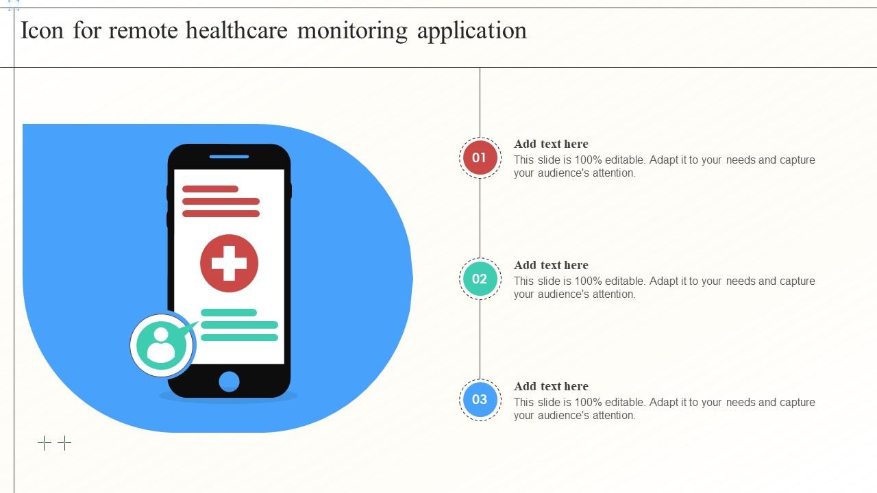 Icon For Remote Healthcare Monitoring Application
