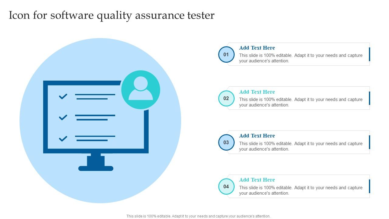 Icon For Software Quality Assurance Tester Slide01