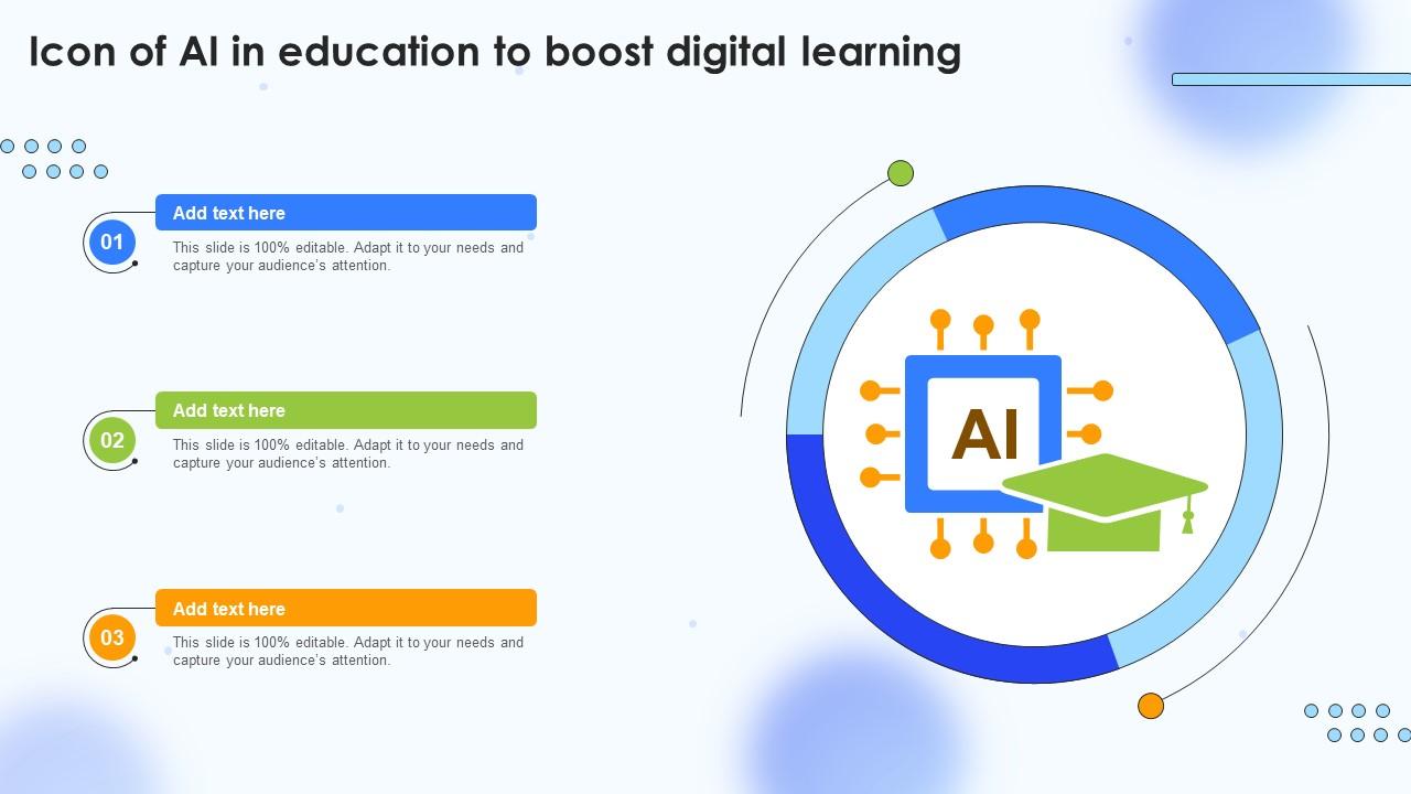 Icon Of Ai In Education To Boost Digital Learning