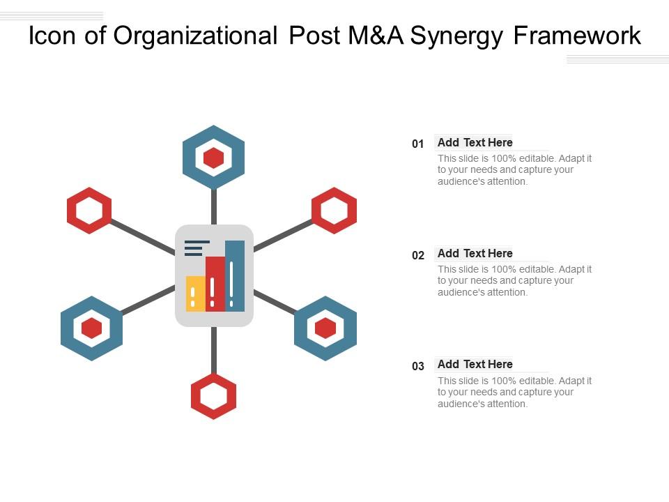 Icon of organizational post manda synergy framework Slide01