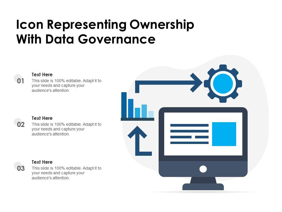 Icon representing ownership with data governance Slide01