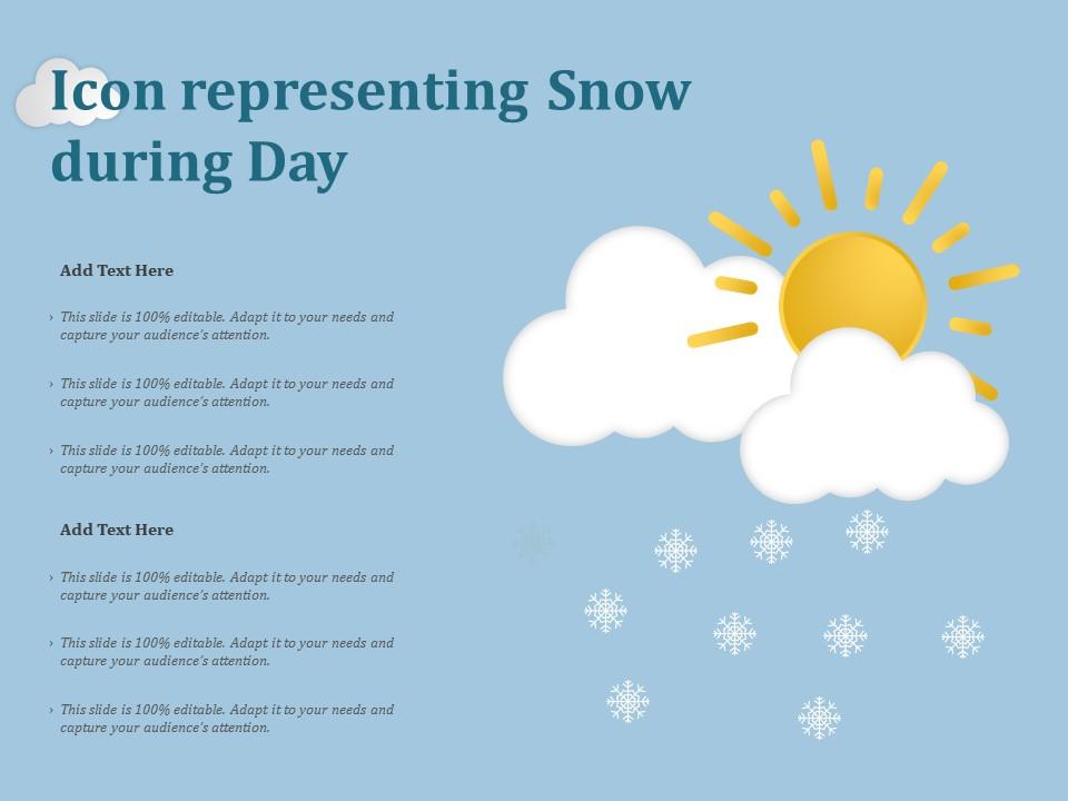 Icon representing snow during day Slide01