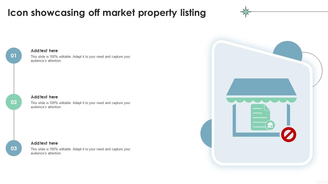 Icon Showcasing Off Market Property Listing