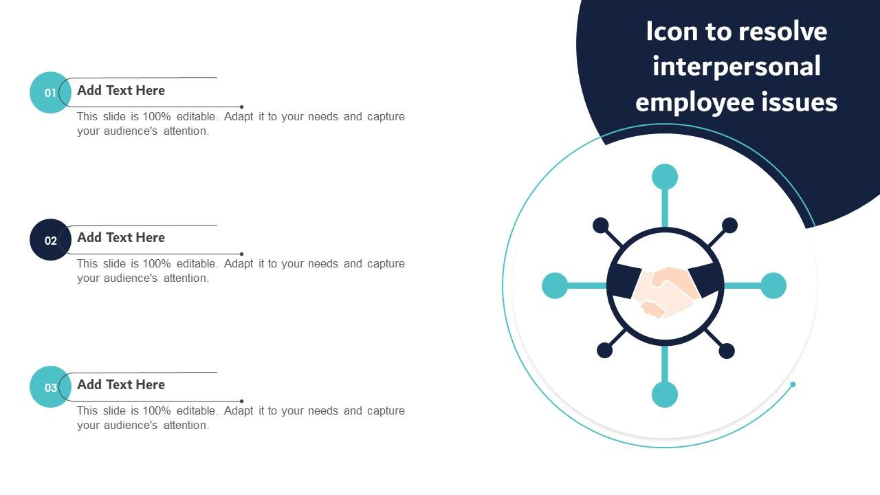 Icon To Resolve Interpersonal Employee Issues