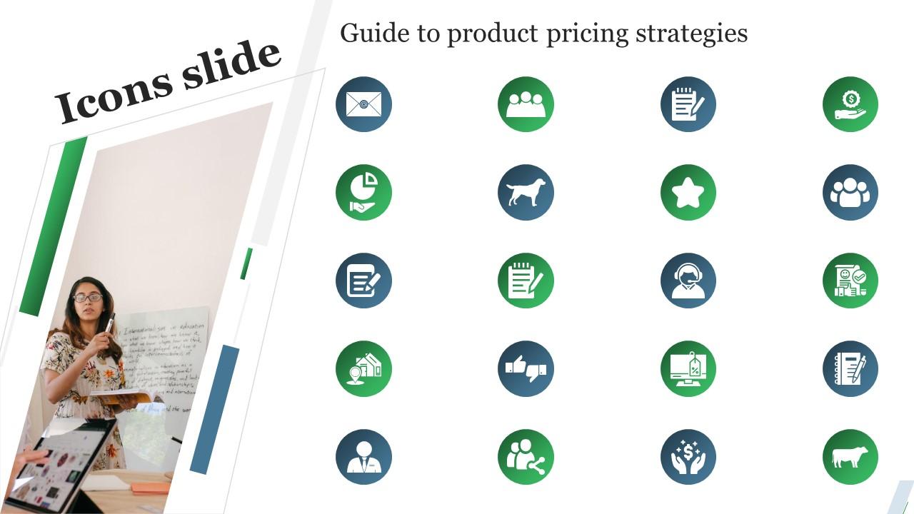Icons Guide To Product Pricing Strategies Ppt Slides Background Images Slide01