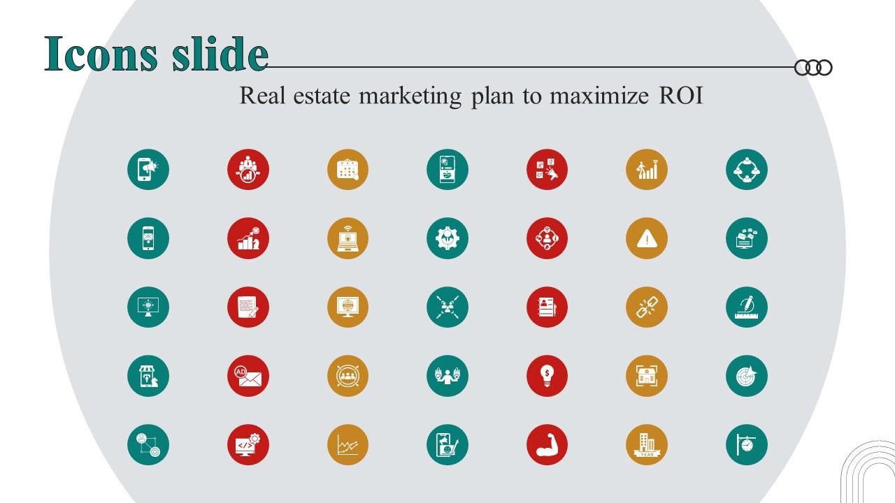 Icons Real Estate Marketing Plan To Maximize ROI MKT SS V