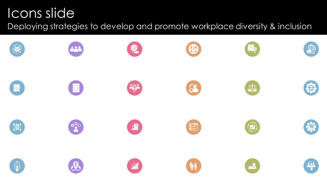 Icons Slide Deploying Strategies To Develop And Promote Ppt Presentation DTE SS V