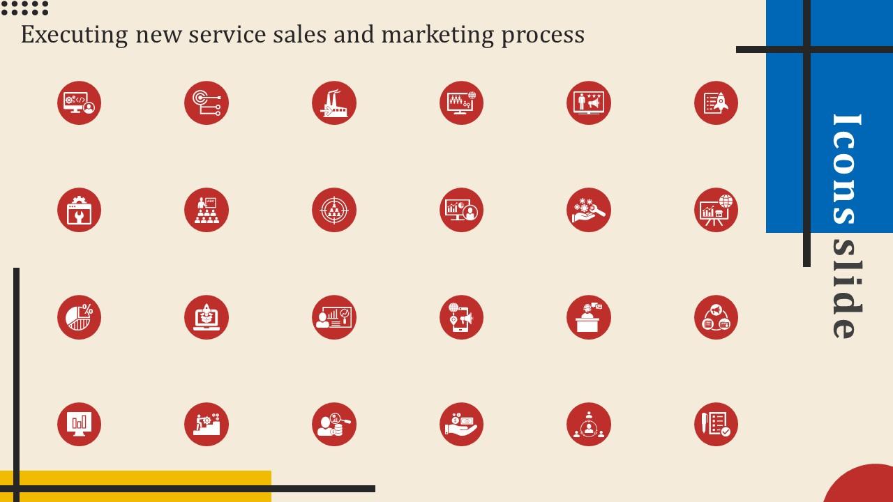 Icons Slide Executing New Service Sales And Marketing Process Ppt Slides Backgrounds Slide01