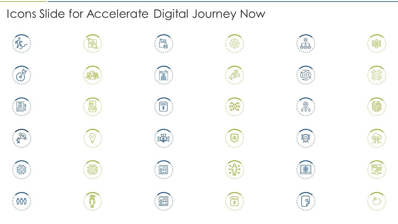Icons Slide For Accelerate Digital Journey Now Slide01