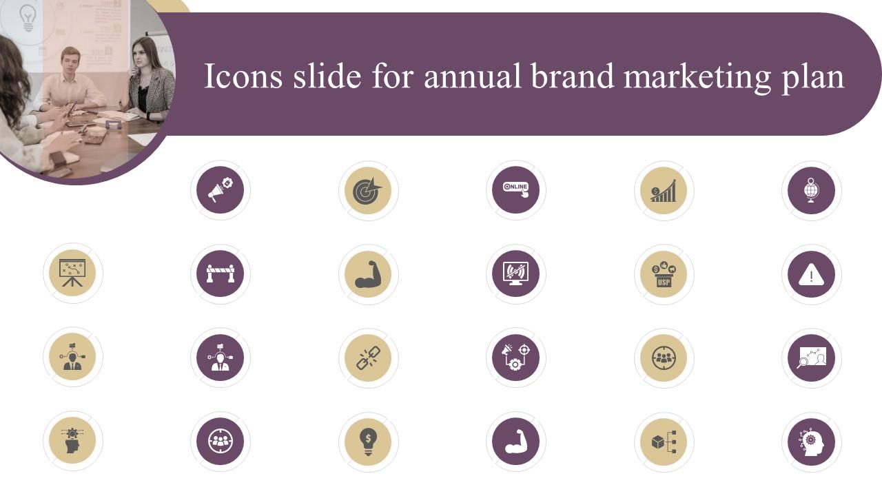 Icons Slide For Annual Brand Marketing Plan Ppt Powerpoint Presentation Outline Slide01