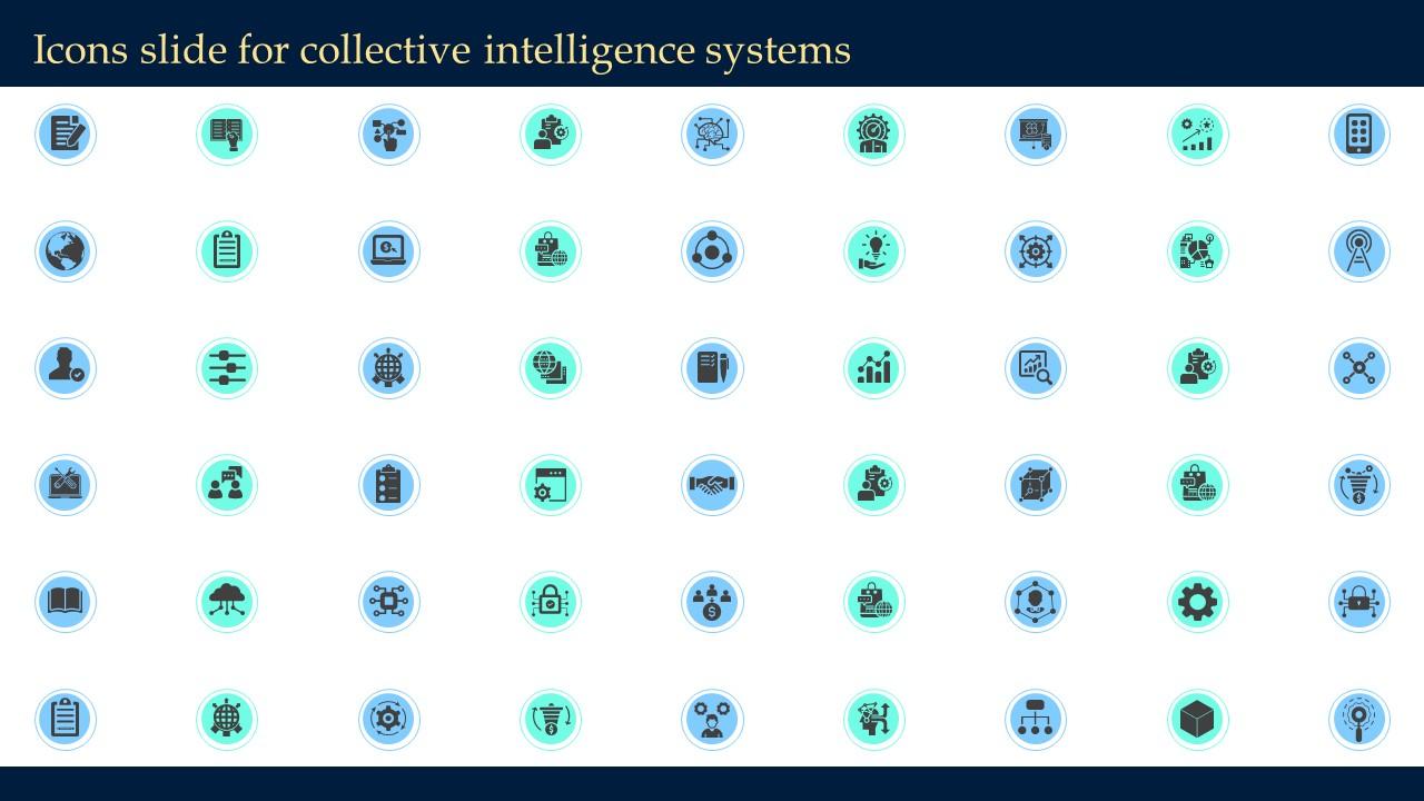 Icons Slide For Collective Intelligence Systems Collective Intelligence Systems Slide01