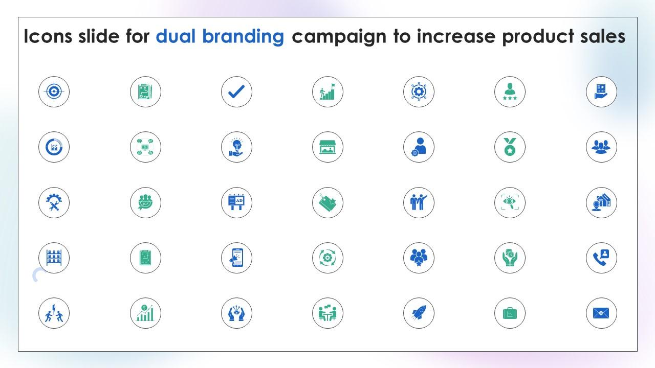 Icons Slide For Dual Branding Campaign To Increase Product Sales Ppt Slides Background Image Slide01