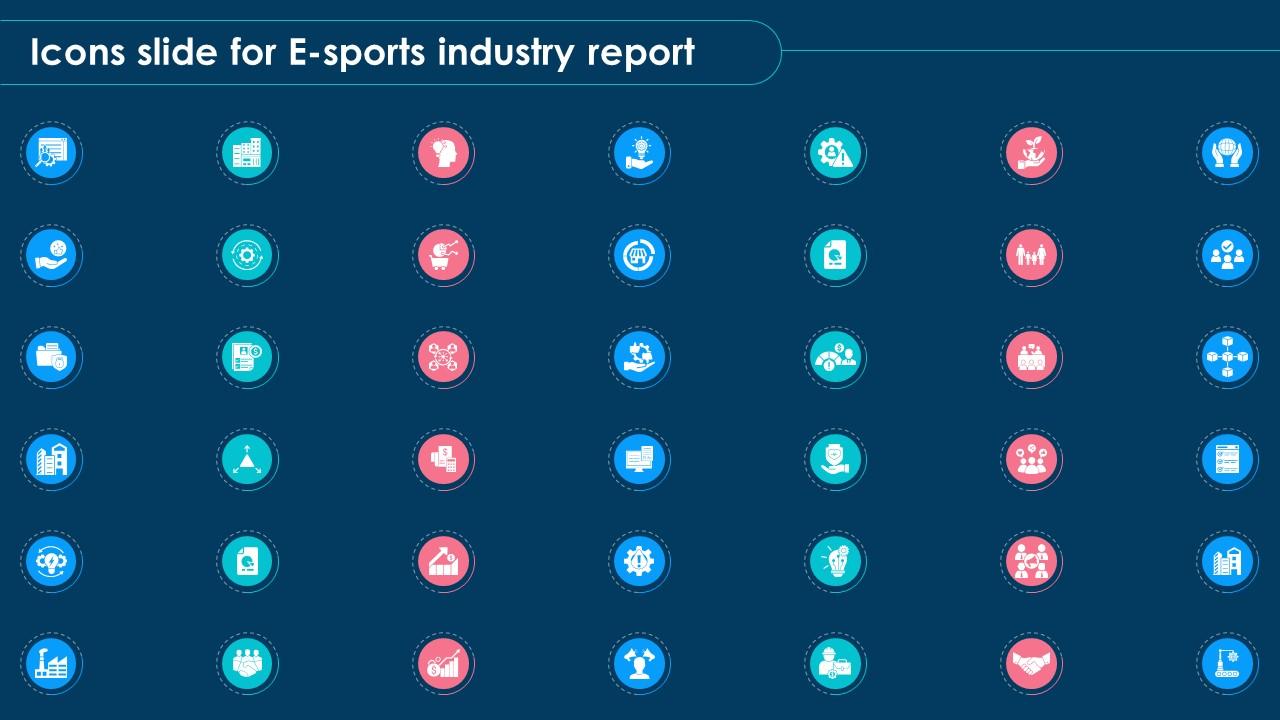Icons Slide For E Sports Industry Report Ppt Icon Slide Portrait IR SS