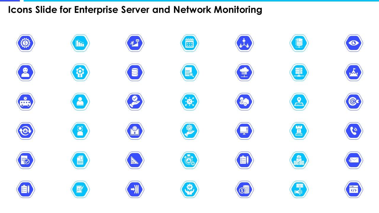Icons Slide For Enterprise Server And Network Monitoring Slide01