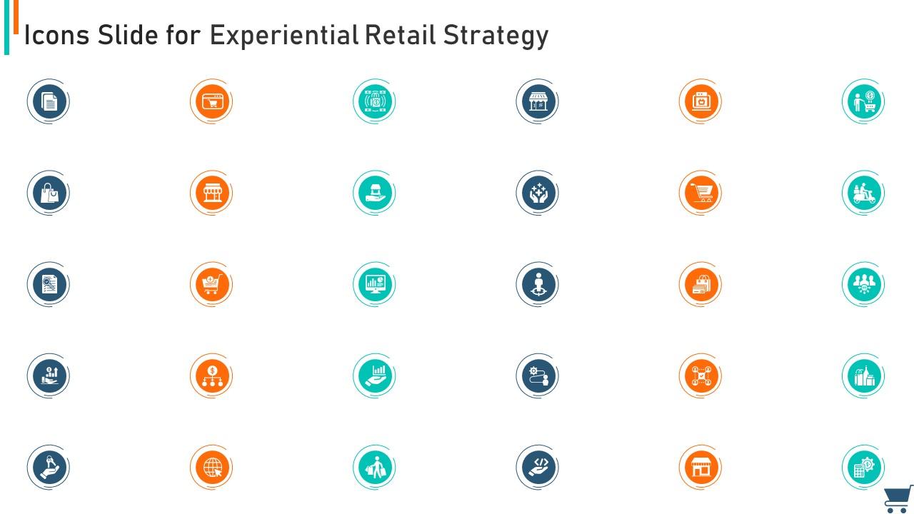 Icons slide for experiential retail strategy ppt powerpoint presentation slides visuals Slide01