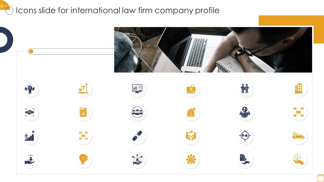Icons Slide For International Law Firm Company Profile Slide01
