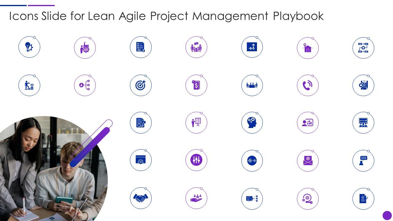 Icons Slide For Lean Agile Project Management Playbook Ppt Elements Slide01