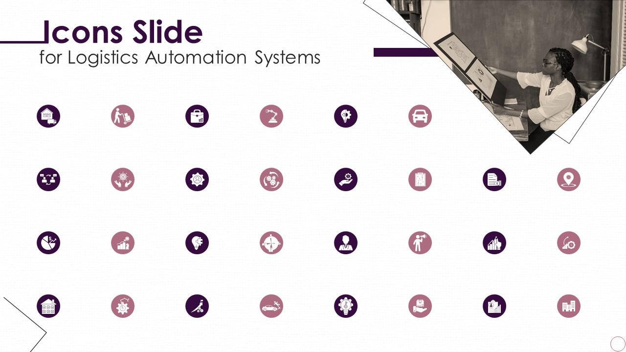 Icons Slide For Logistics Automation Systems Logistics Automation Systems Slide01