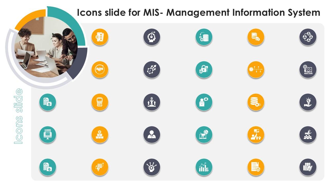 Icons Slide For MIS Management Information System Ppt Template TC SS