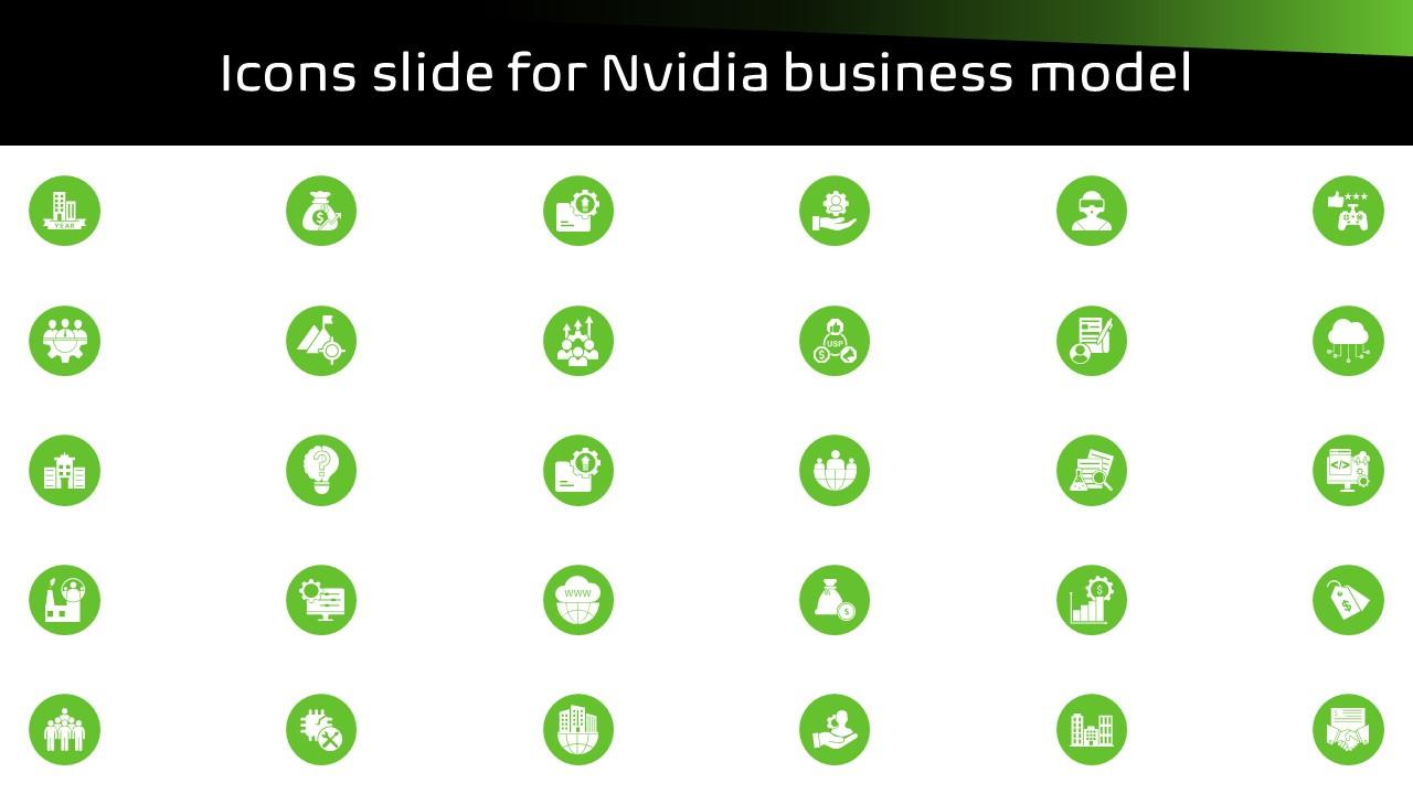 Icons Slide For NVIDIA Business Model BMC SS