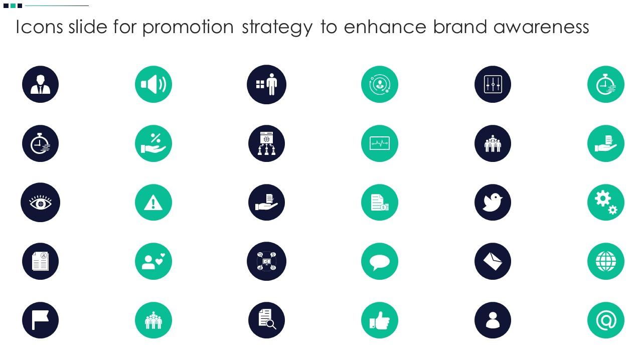 Icons Slide For Promotion Strategy To Enhance Brand Awareness Ppt Slides Infographic Template Slide01