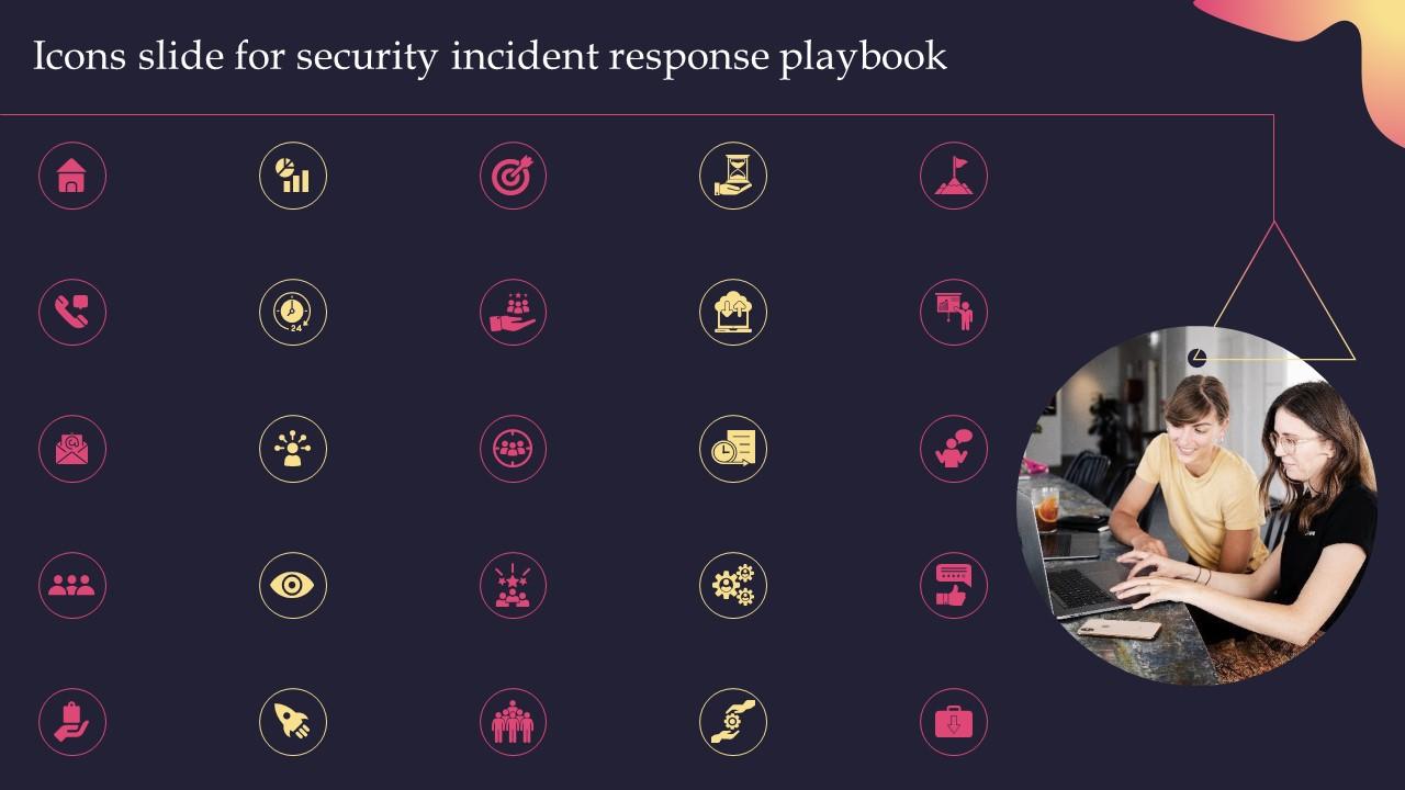 Icons Slide For Security Incident Response Playbook Ppt Slides Design Inspiration Slide01