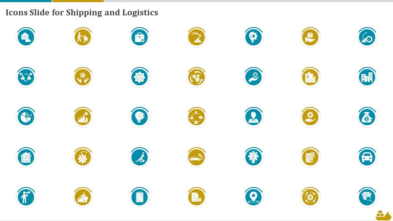Icons Slide For Shipping And Logistics Ppt Powerpoint Presentation Diagram Graph Charts Slide01