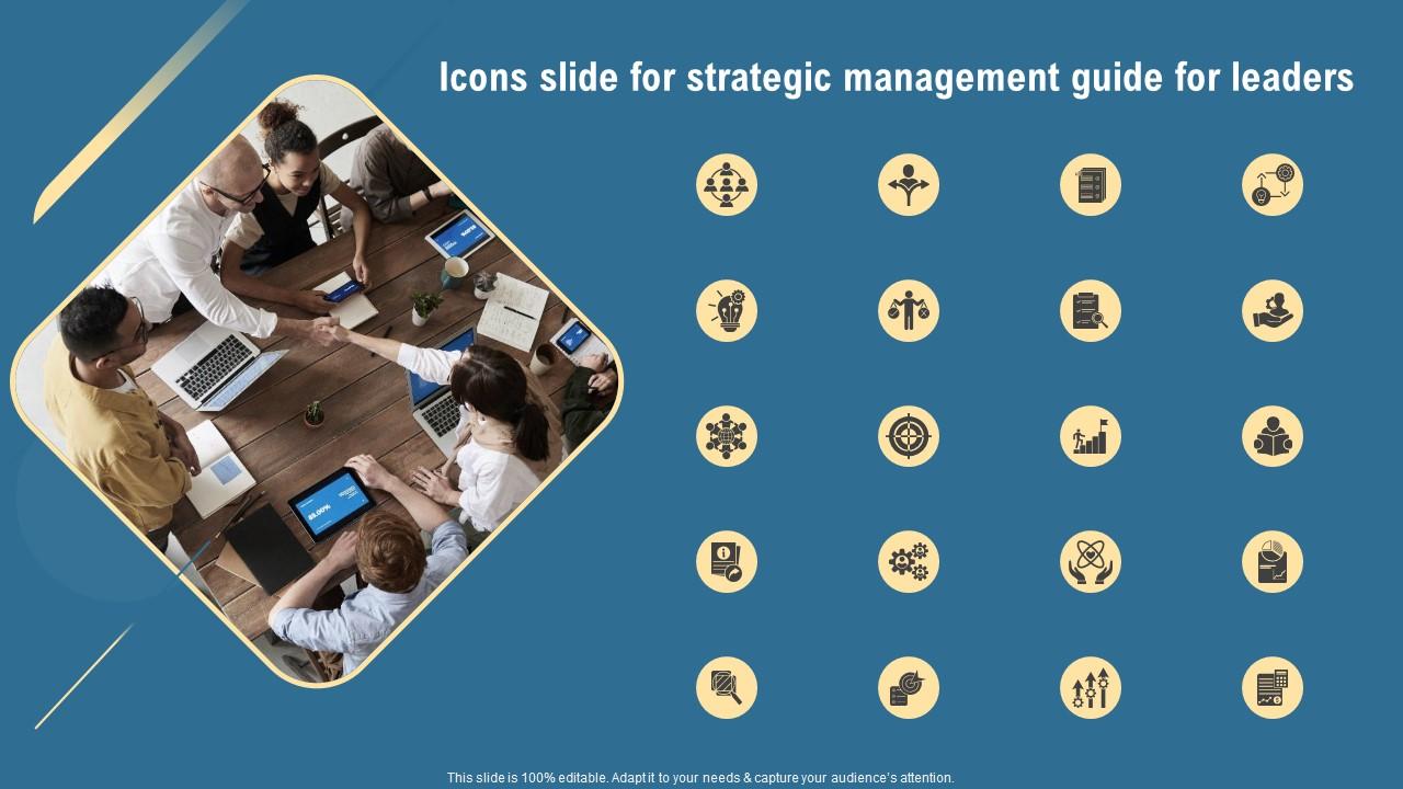 Icons Slide For Strategic Management Guide For Leaders Ppt Styles Format Slide01