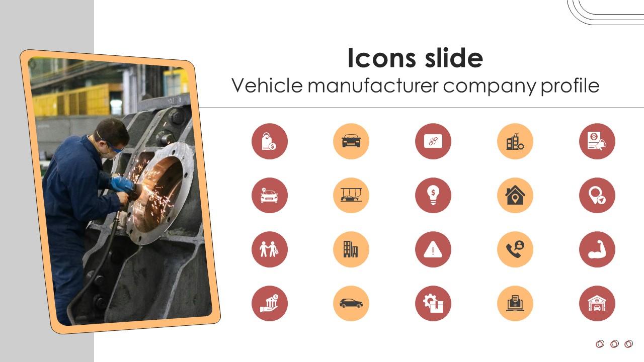 Icons Slide Vehicle Manufacturer Company Profile CP SS V