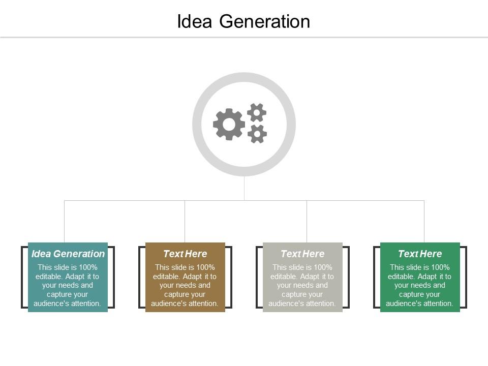 Idea generation ppt powerpoint presentation infographic template icon cpb Slide01