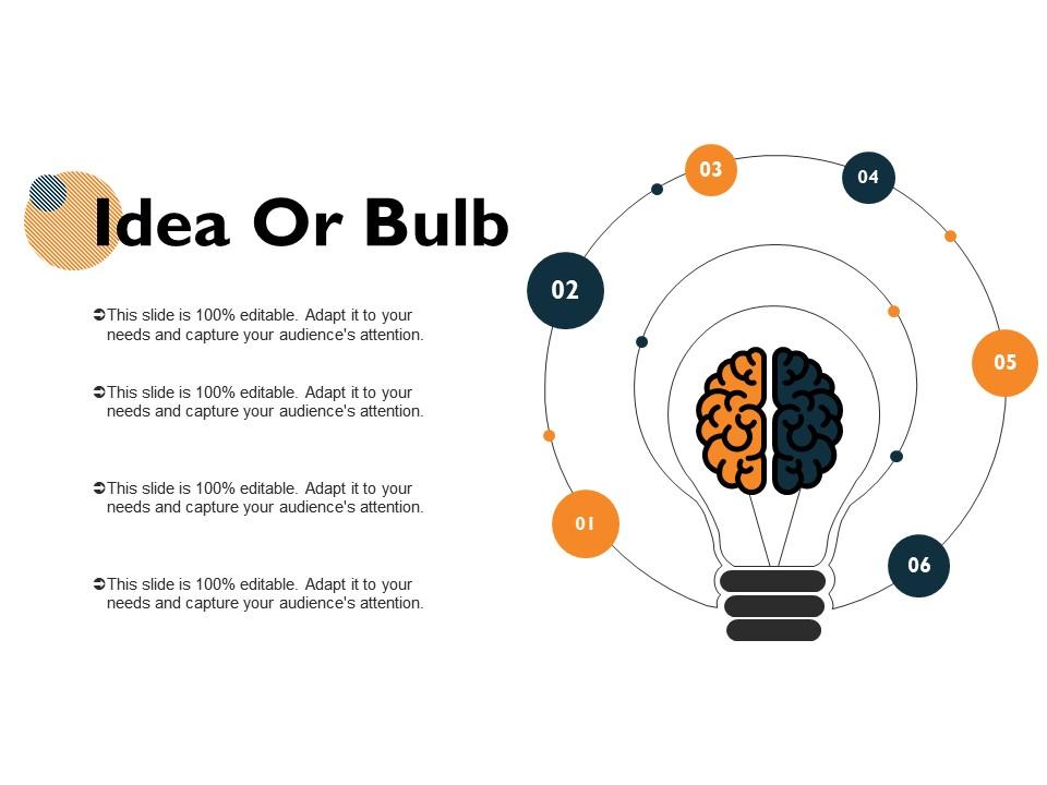 Idea or bulb technology marketing ppt powerpoint presentation icon examples Slide01