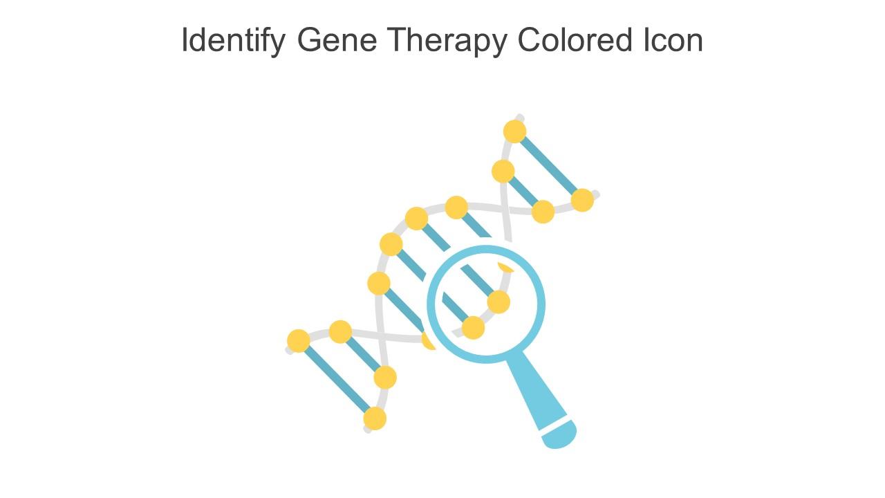 Identify Gene Therapy Colored Icon In Powerpoint Pptx Png And Editable Eps Format Slide01