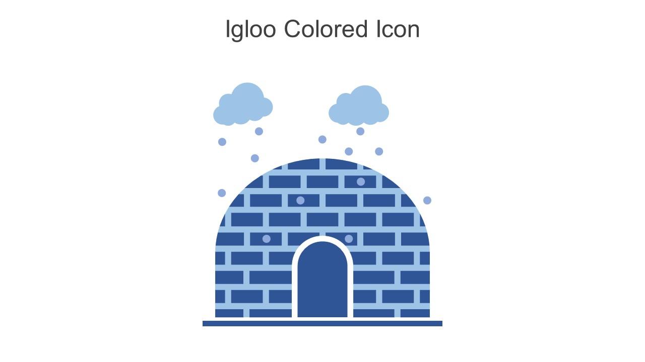 Igloo Colored Icon In Powerpoint Pptx Png And Editable Eps Format