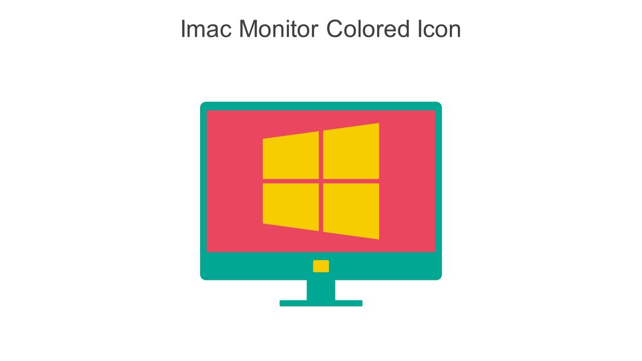Imac Monitor Colored Icon In Powerpoint Pptx Png And Editable Eps Format