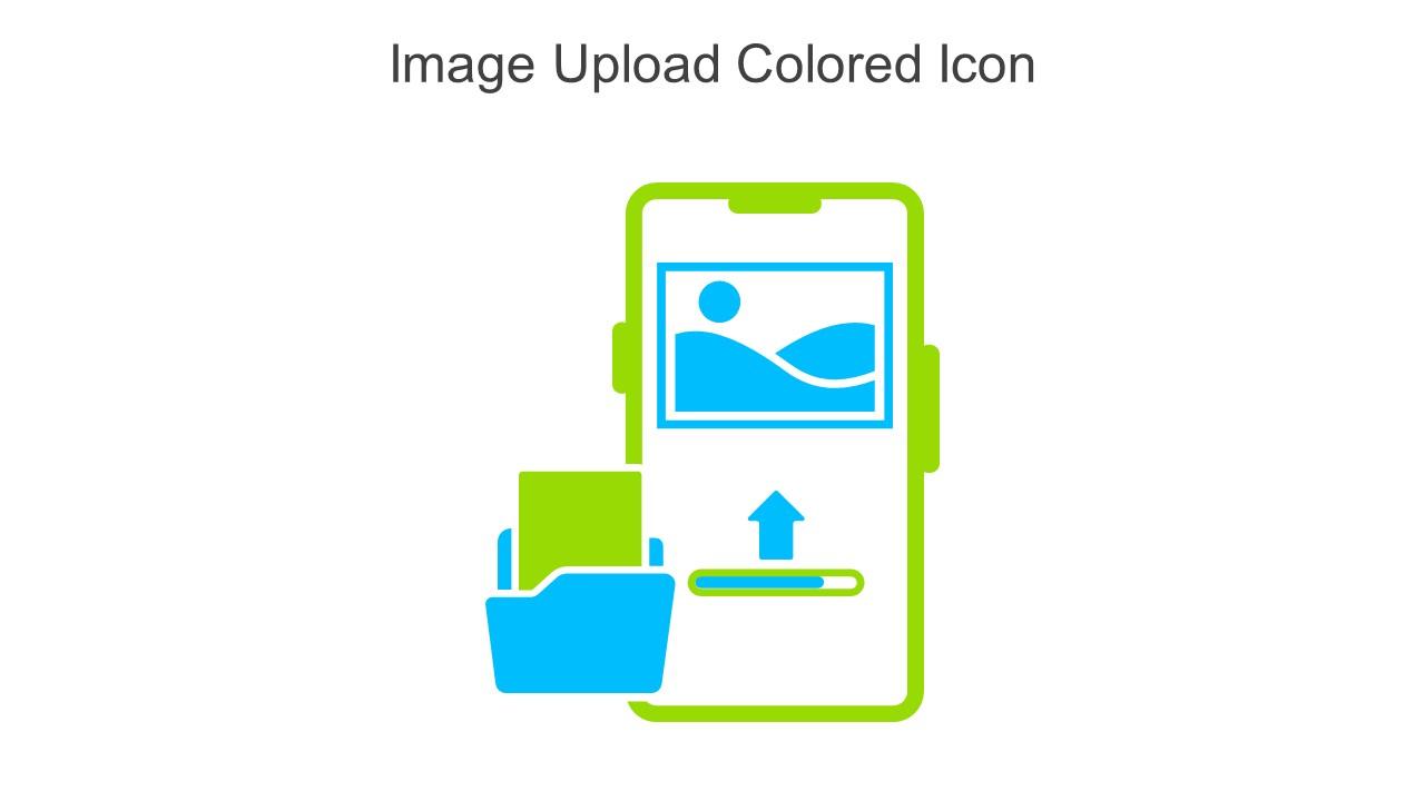 Image Upload Colored Icon In Powerpoint Pptx Png And Editable Eps Format