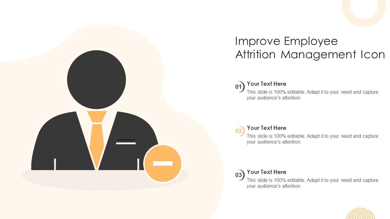 Improve Employee Attrition Management Icon Slide01