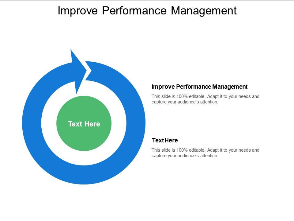 Improve performance management ppt powerpoint presentation icon influencers cpb Slide01