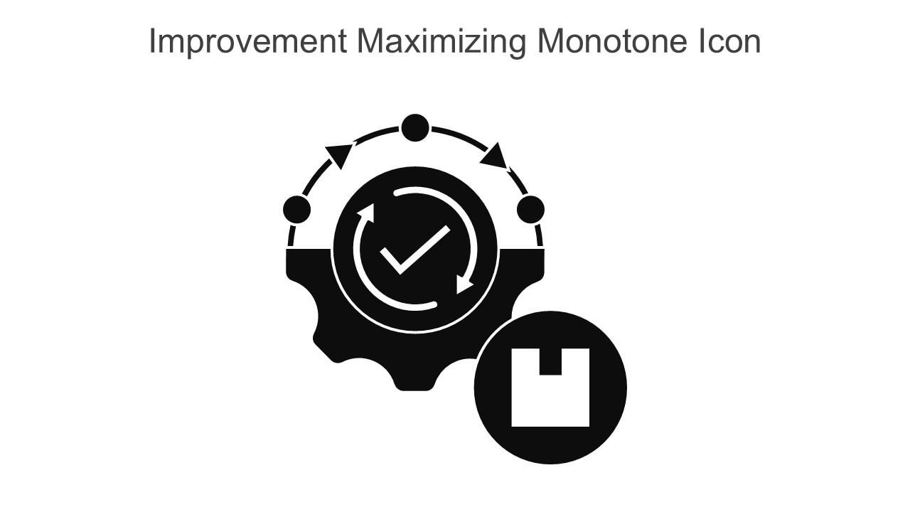 Improvement Maximizing Monotone Icon In Powerpoint Pptx Png And Editable Eps Format