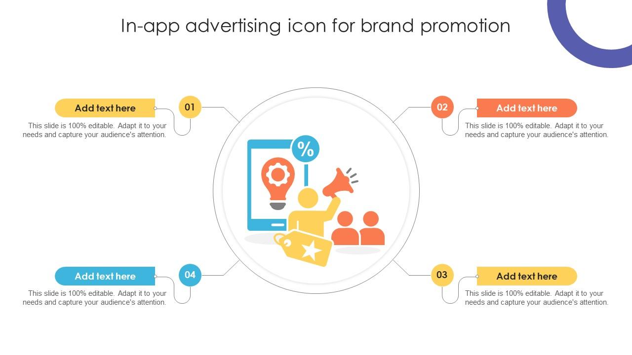 In App Advertising Icon For Brand Promotion