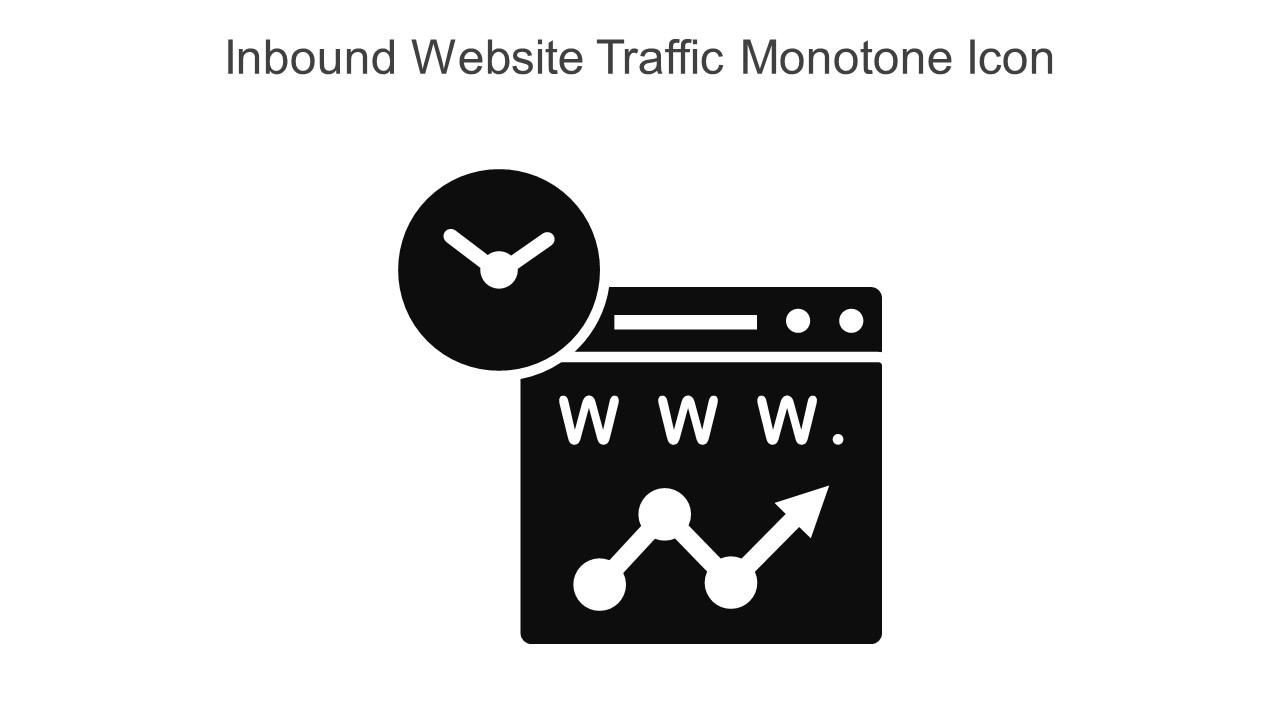 Inbound Website Traffic Monotone Icon In Powerpoint Pptx Png And Editable Eps Format Slide01