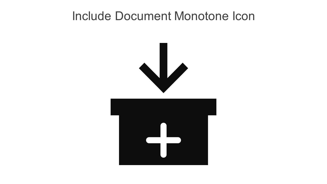Include Document Monotone Icon In Powerpoint Pptx Png And Editable Eps Format Slide01